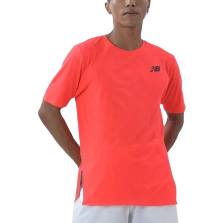 New Balance Q Speed Jacquard Short Sleeve T-Shirt Asia Sizing 'Orange' MT23281-ERE