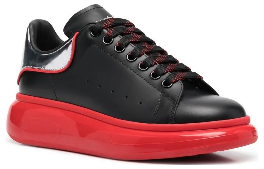 Alexander McQueen Oversized Sneaker 'Black Silver Lust Red' 705068WIBNZ1091