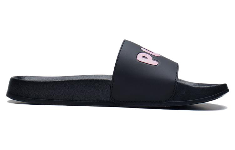 (WMNS) PUMA Leadcat 2.0 Logo Slide 'Black' 387234-02