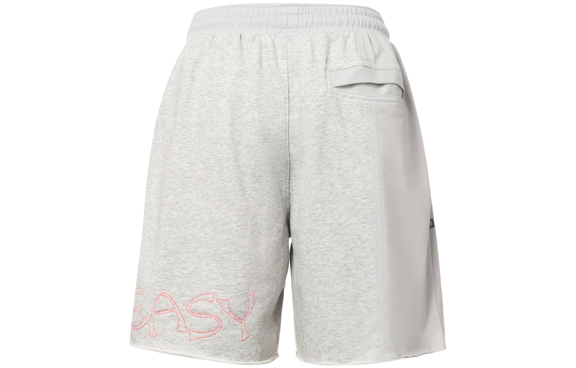 Nike Durant French Terry Breathable Sports Drawstring Solid Color Splicing Embroidered Alphabet Loose Shorts Gray DH7374-050
