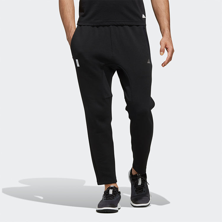 adidas WJ PT KN VOL Casual Running Sports Cone Long Pants Black FJ0195