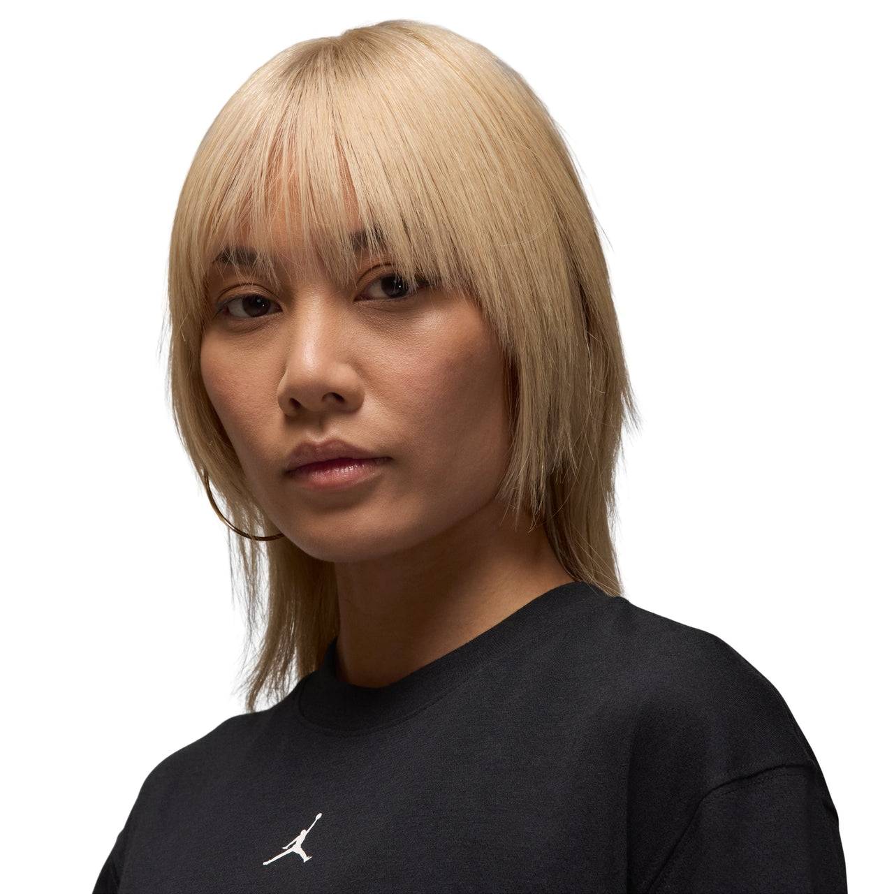 (WMNS) Air Jordan Sport Diamond Graphic T-shirt Asia Sizing 'Black' FN5117-010