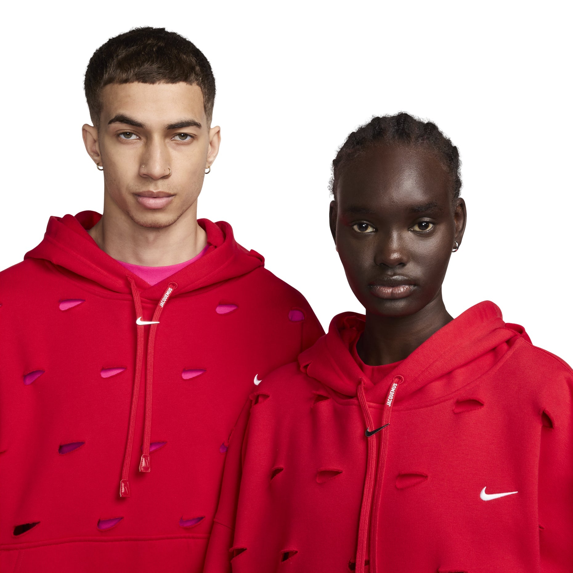 Nike x Jacquemus Swoosh Hoodie 'Red' FJ3482-657
