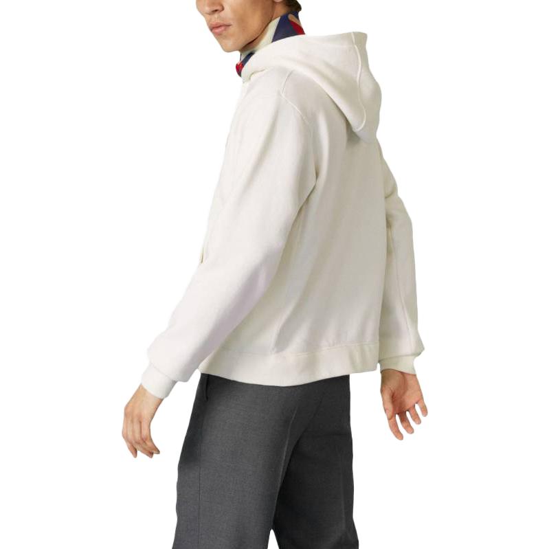 Gucci Cotton Jersey Hooded Sweatshirt 'Off White' 756649-XJFV9-9088