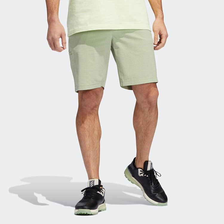 Men's adidas mesh Solid Color Straight Shorts Green H54070