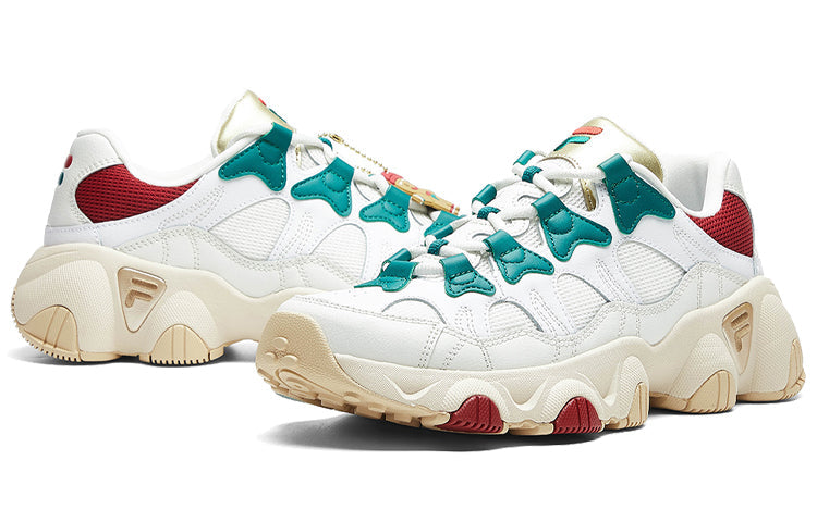 FILA Jagger sneakers white/green/red F12M011412FWL