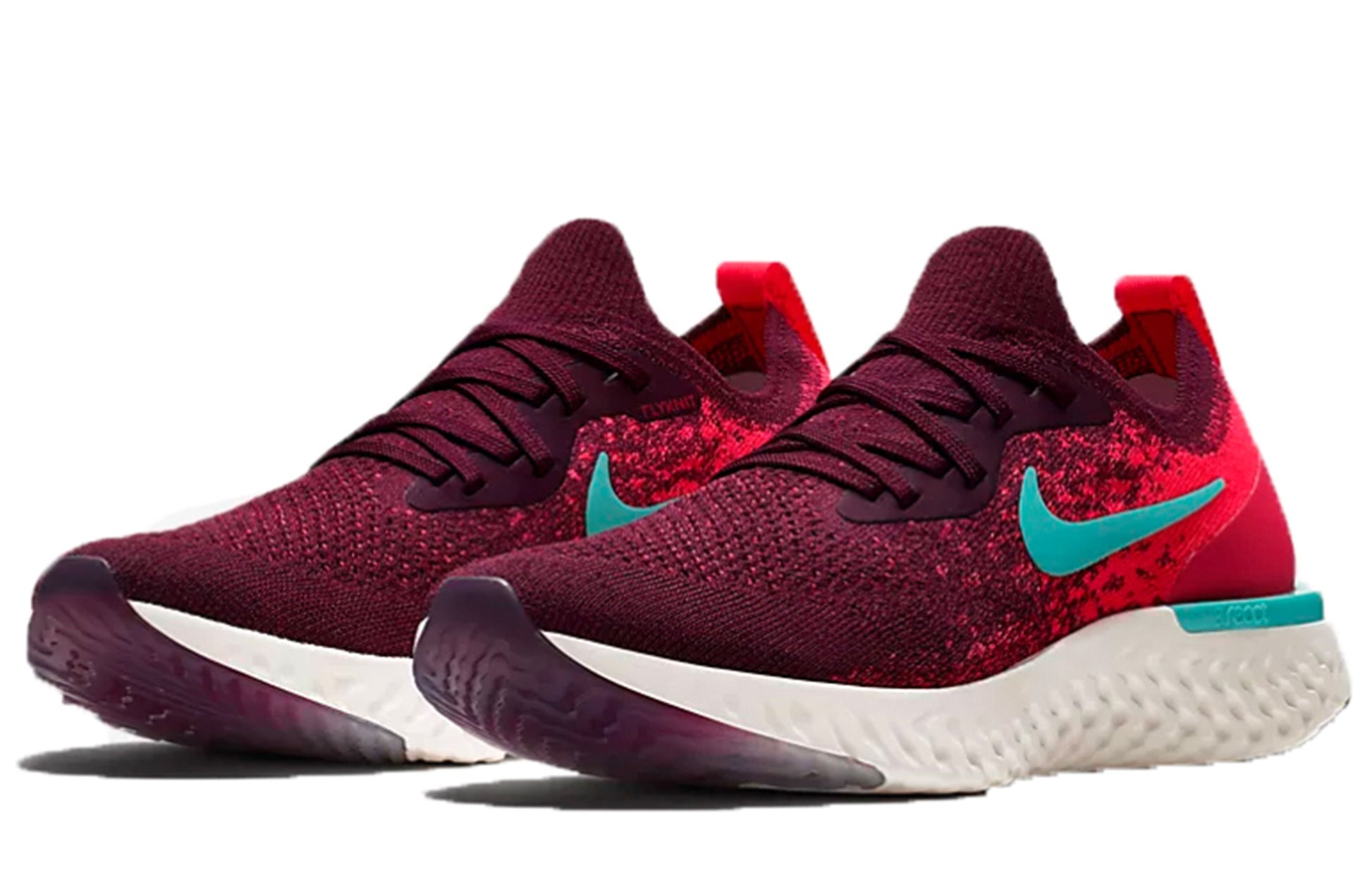(WMNS) Nike Epic React Flyknit 'Bordeaux' AR5518-600