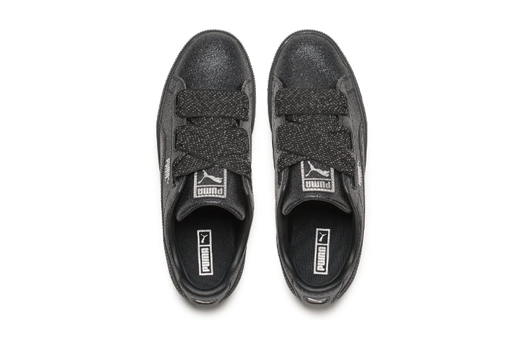 PUMA BASKET HEART HOLIDAY GLAMOUR JR 'Black' 367630-02