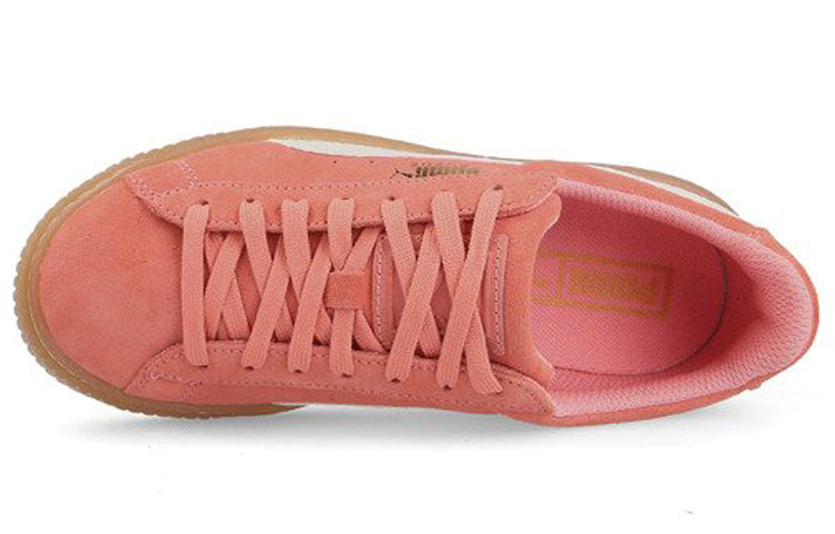 PUMA Suede Platform Pink/White 363906-04