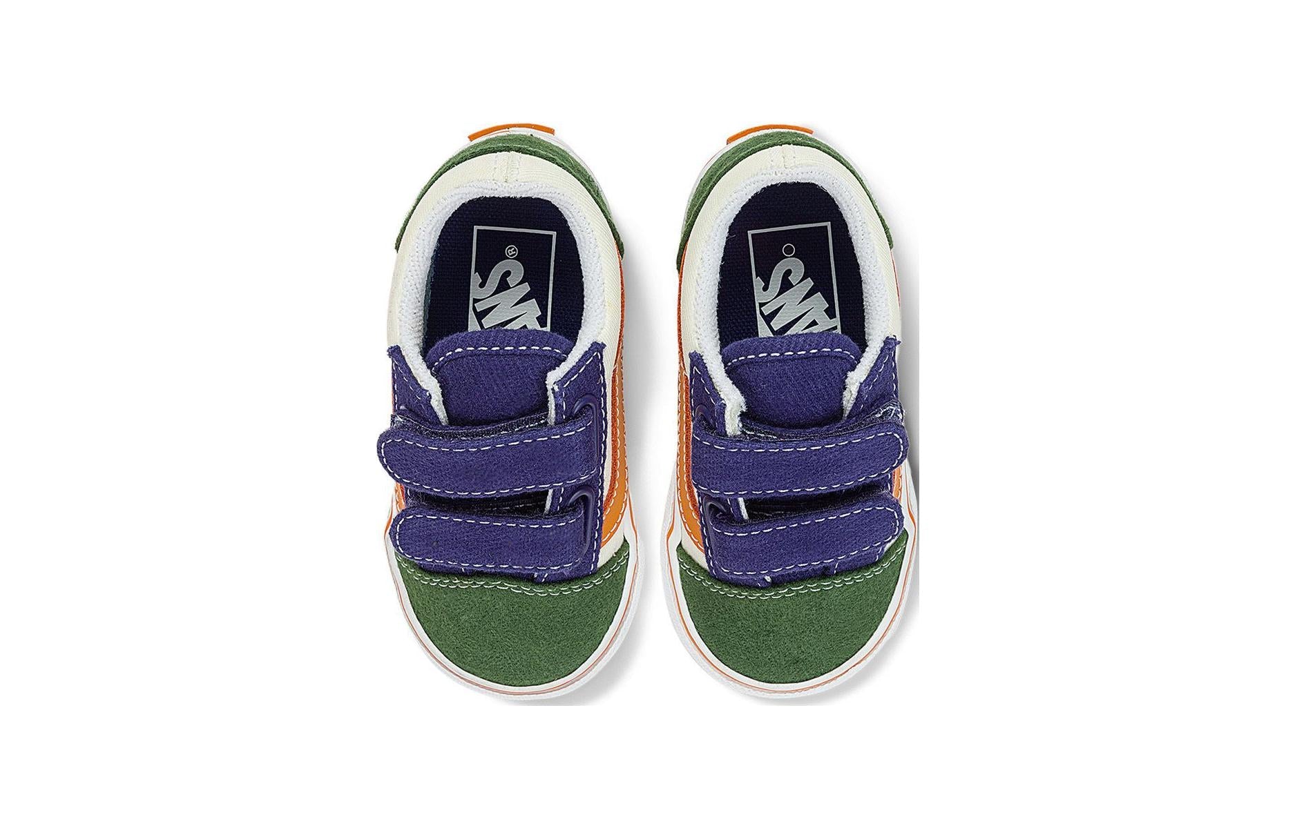 (TD) Vans Old Skool V2 Tone Shoes 'White Multi' VN0A38JN6GL
