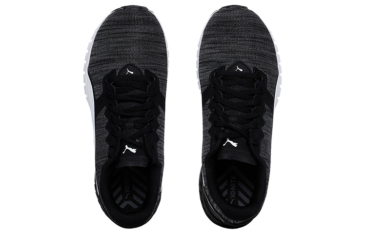 (WMNS) PUMA Ignite Dual Nm Low Top Running Shoes Black/White 191482-02