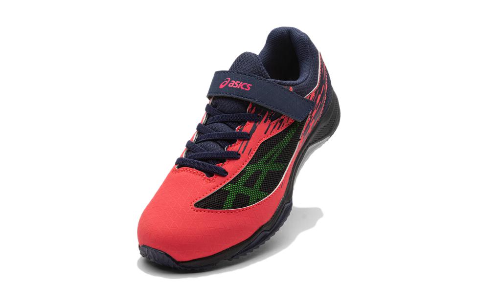 (GS) ASICS Lazerbeam SI-MG 'Neon Red Navy' 1154A160-700