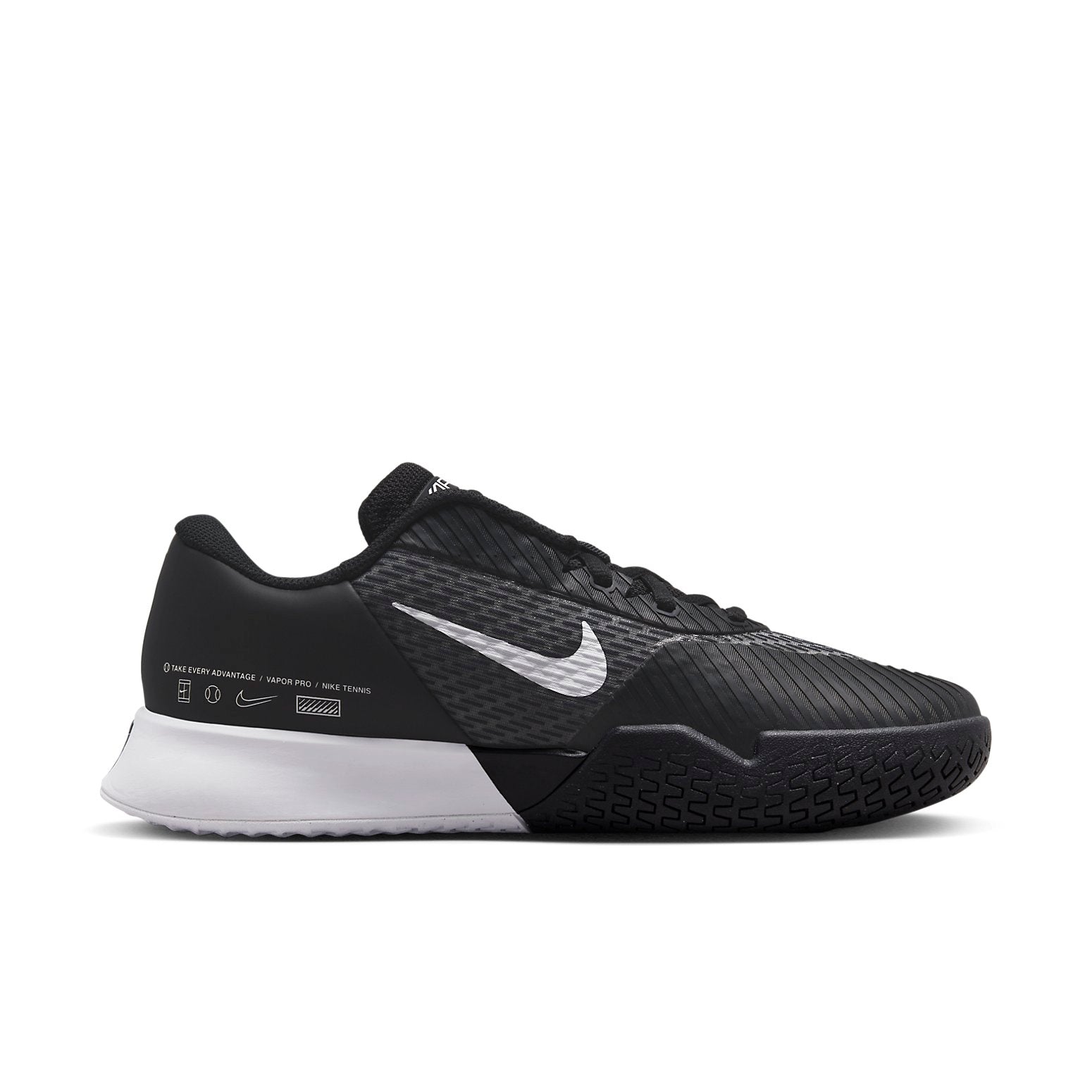 (WMNS) Nike Court Air Zoom Vapor pro 2 'Black and White' DR6192-001