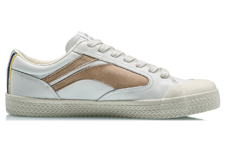 Li-Ning Wave Vintage 2020 Paris Fashion Week 'White Beige' AGCP315-4