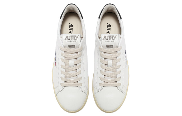 Autry Dallas Low Leather 'White Black' ADLM-NW08