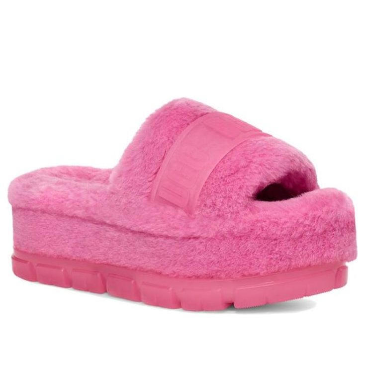 (WMNS) UGG Fluff Yeah Slide 'Pink' 1131971-CRNT