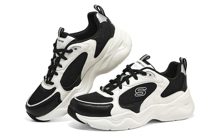 (WMNS) Skechers DLITES Airy 3.0 'Black White' 896149-BKW