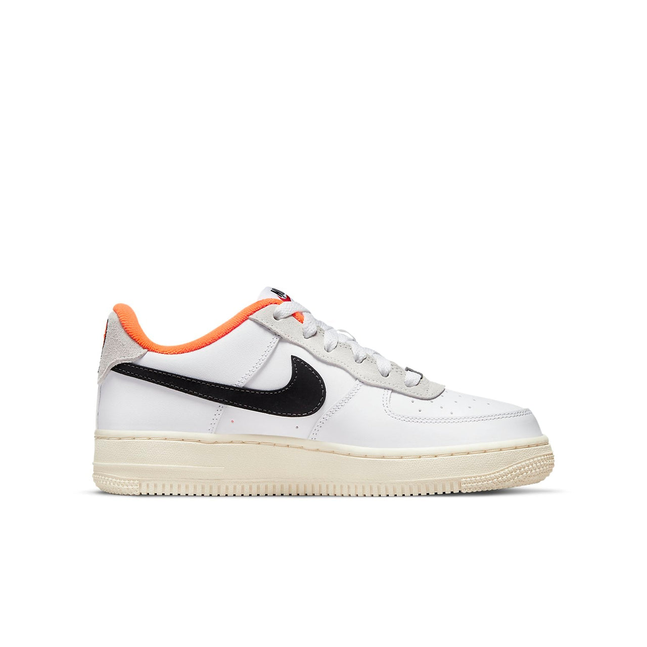 (GS) Nike Air Force 1 Low LV8 'Hoops Pack - White Total Orange' DX3361-100