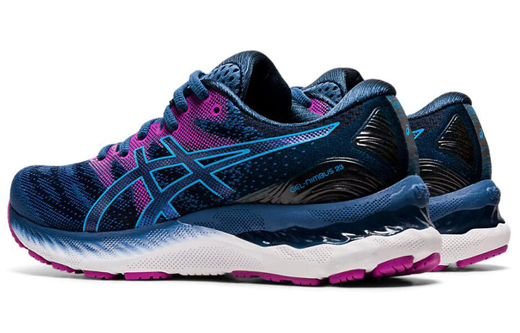 (WMNS) ASICS Gel-Nimbus 23 Wide 'Digital Aqua Plum' 1012A884-402
