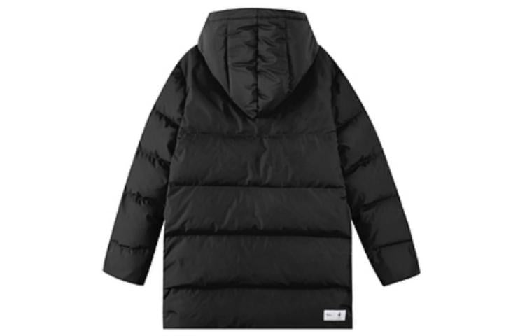 (WMNS) Skechers Graphic Hooded Down Jacket 'Red Black' L422W091