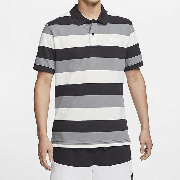 Nike Sportswear TEE polo Men Black/Grey Blackgray CJ4466-010