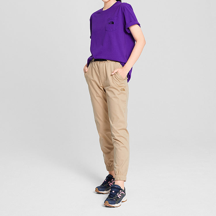 THE NORTH FACE Outdoor Breathable Short Sleeve Couple Style Purple 4NEV-NL4