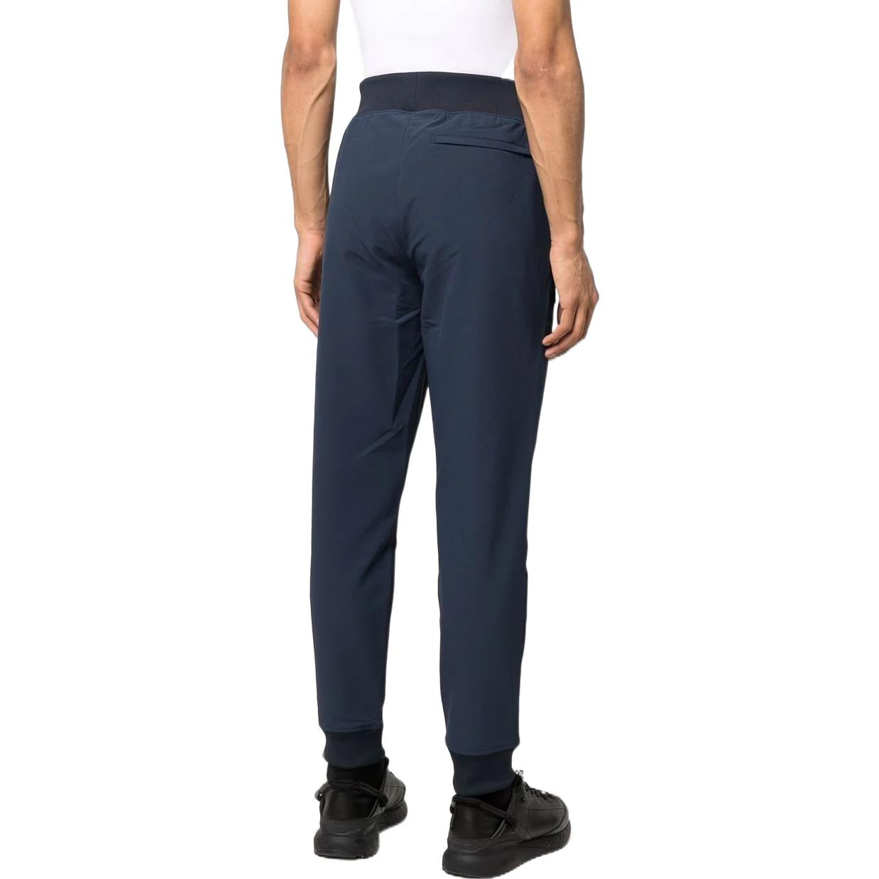 Men's adidas Solid Color Side Logo Casual Pants/Trousers Navy Blue H56670