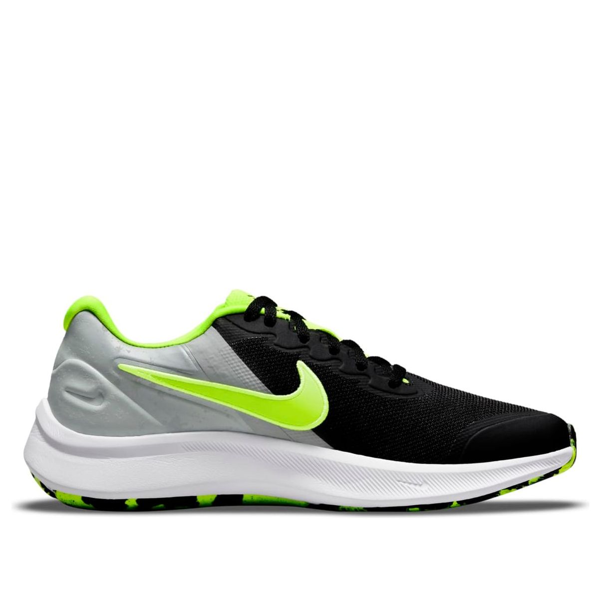 (GS) Nike Star Runner 3 Play 'Black Grey Green' DJ1512-001