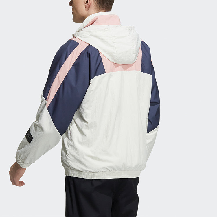 adidas St Brand Wvjk Casual Sports Hooded Jacket Purple Pink HE9893