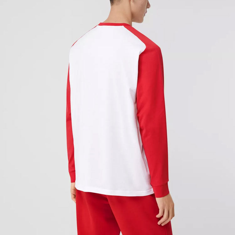 Men's Burberry SS21 Pattern Long Sleeves White 80248551