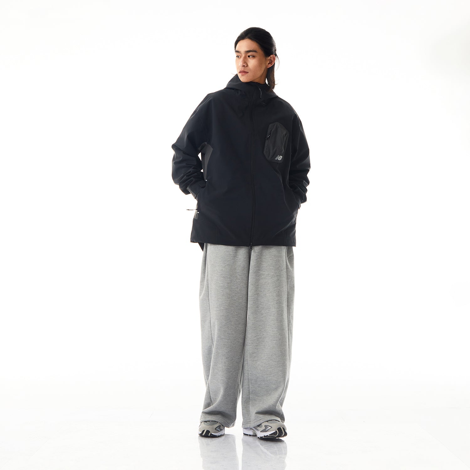 New Balance x LiangDong Pocket Jacket Asia Sizing 'Black' NAE17121-BK