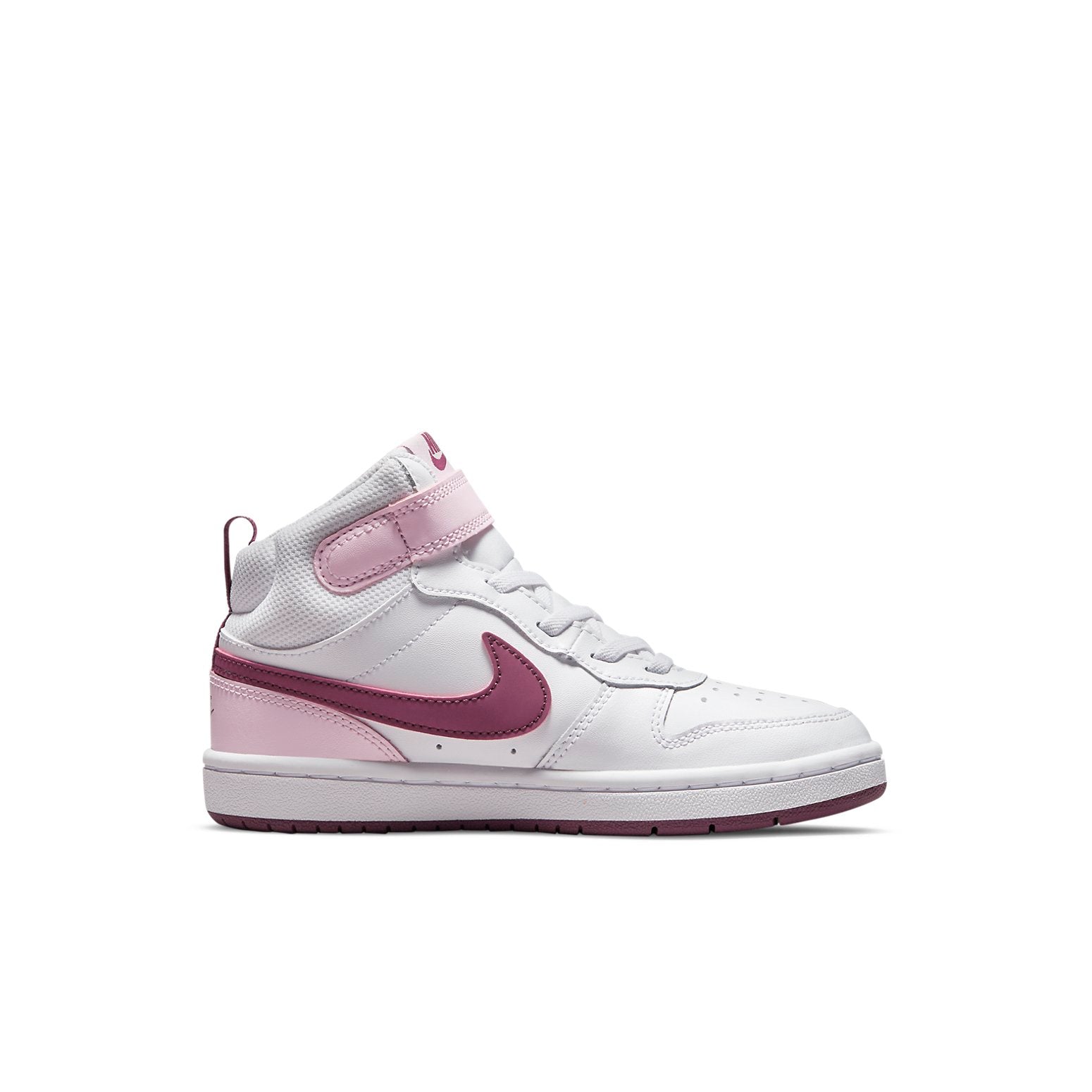 (PS) Nike Court Borough Mid 2Velcro 'Pink Foam' CD7783-104