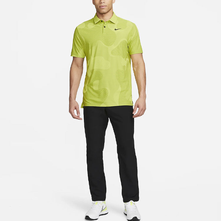Nike Golf Dri-Fit ADV Tour Camo Shirt 'Pear' DR5312-377