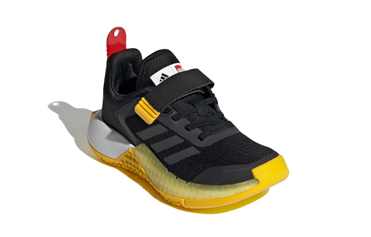 (PS) adidas LEGO x Sport Little Kid 'Black Yellow' FX2869