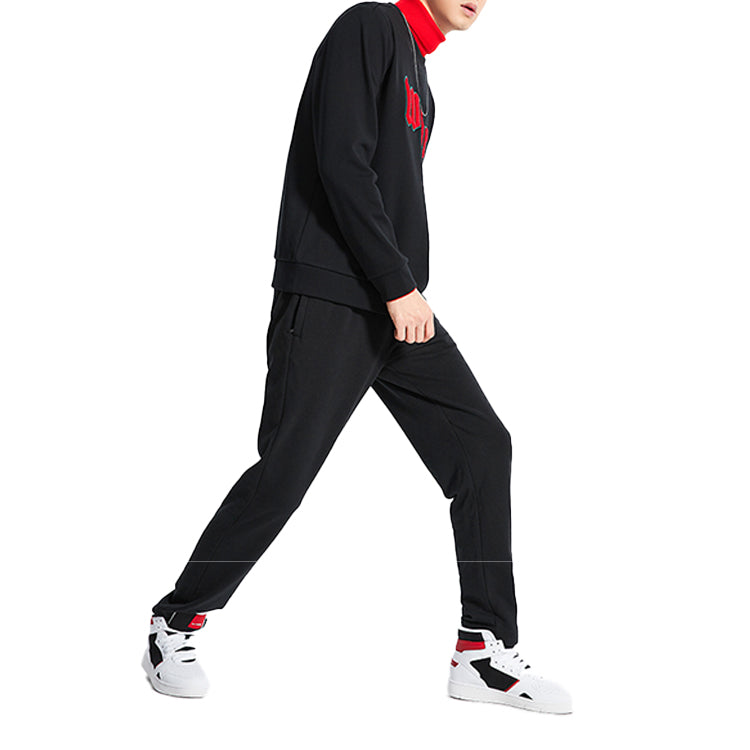 Li-Ning Logo Print Sport Joggers 'Black' AKLQ265-1