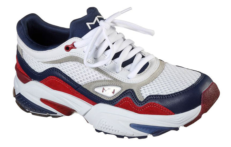 Skechers Kraz Wiley Low-Top White/Blue/Red 222009-NVMT