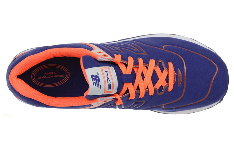 New Balance 574 Neon Lights Sneakers Blue/Orange ML574NEL