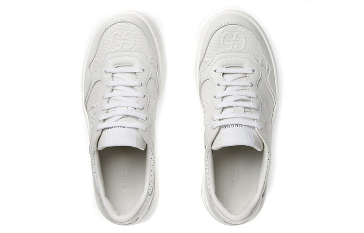 (WMNS) Gucci GG Embossed Sneaker 'White' 670408-1XL10-9014
