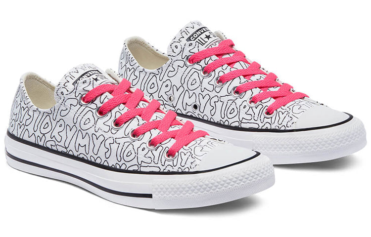 Converse Chuck Taylor All Star Canvas Shoes White/Black/Pink 170297C