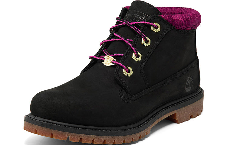 (WMNS) Timberland Nellie Chukka Waterproof Boot 'Black Pink' A2JSAW
