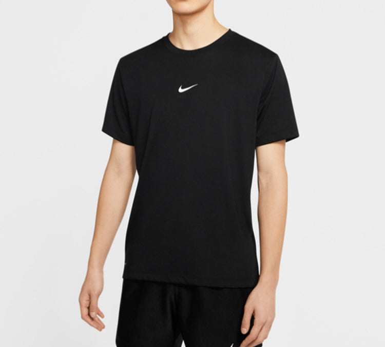 Nike Dri-FIT Swoosh Small Logo Short Sleeve Black CT6479-010