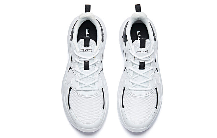 ANTA Life Series Sneakers 'White Black' 111938822R-3