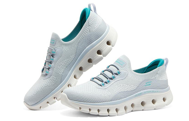 (WMNS) Skechers Go Walk Glide-step Flex Shoes 'Sky Blue' 124808-GYTQ