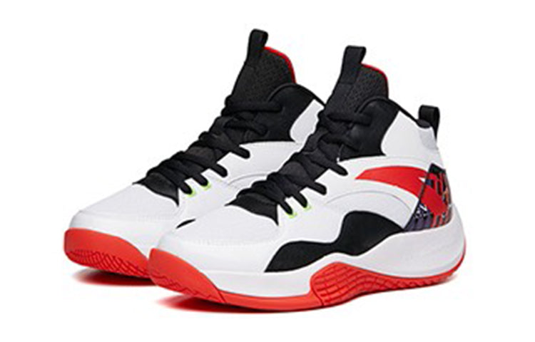 ANTA Basketball Series Sneakers High 'White Black Red' A312141105A-1