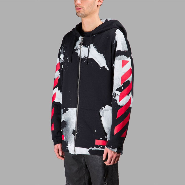 Men's Off-White Pattern Black OMBB010F162000239932
