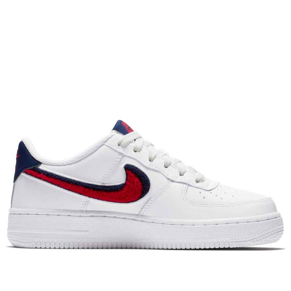 (GS) Nike Air Force 1 LV8 'Chenille Swoosh' AO3620-101