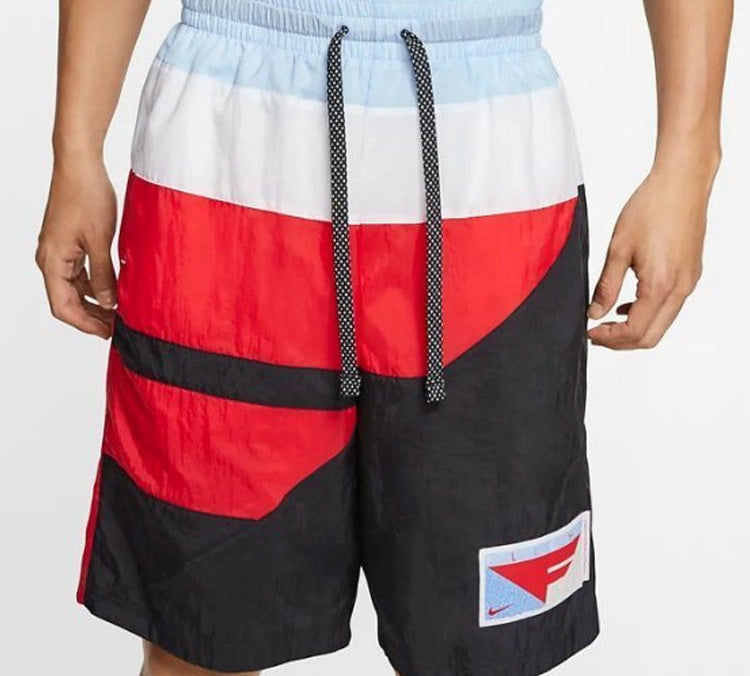 Nike Flight Contrasting Colors Sports Shorts Black Red Blue Blackredblue BV9413-011