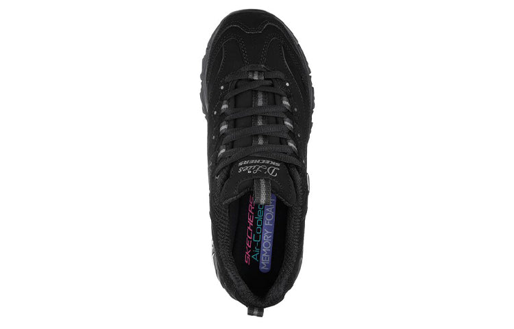 (WMNS) Skechers D'Lites Low-Top Running Shoes Black 11949-BBK