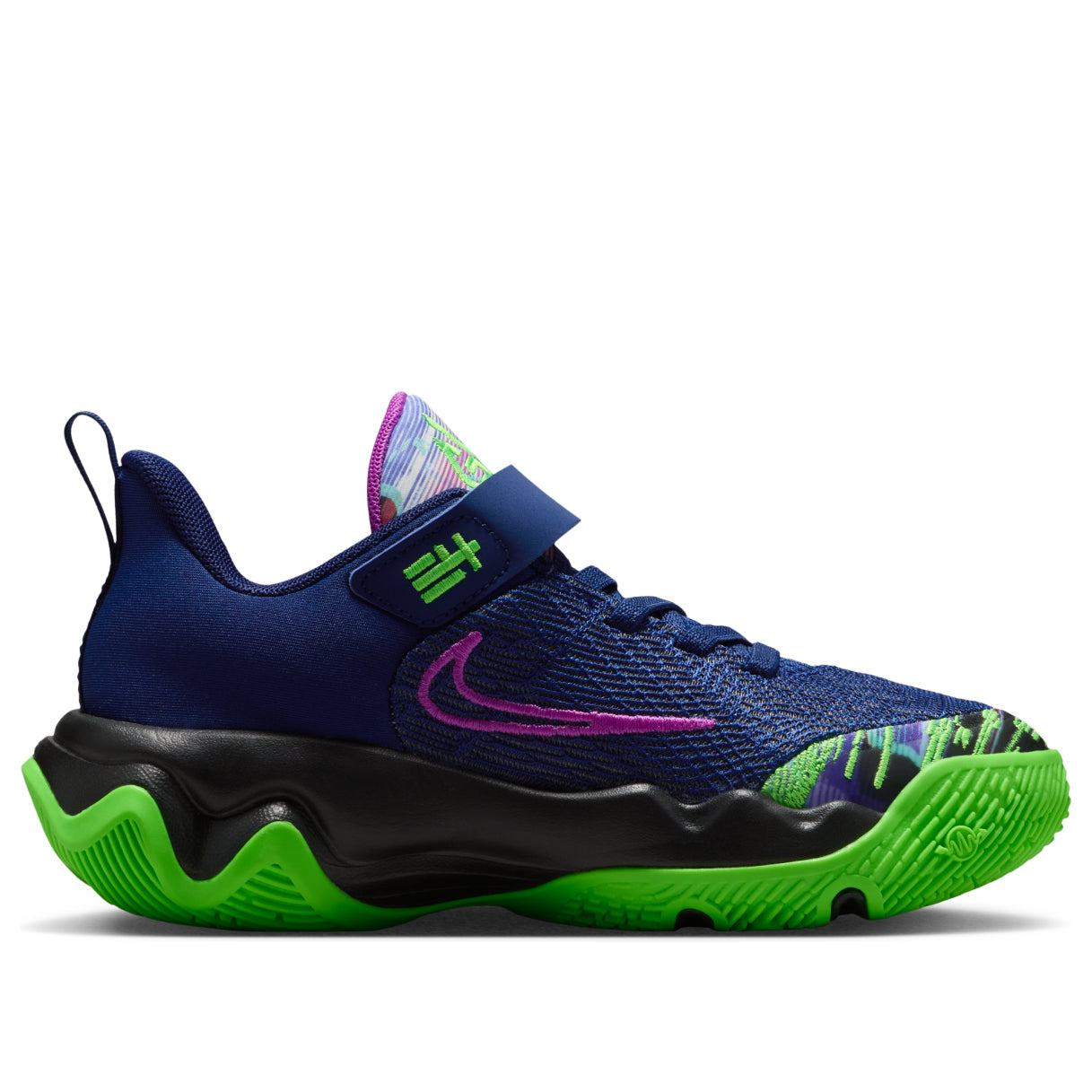 (PS) Nike Giannis Immortality 4 'Space Blue Impact Green Bright Purple Black' II0660-400