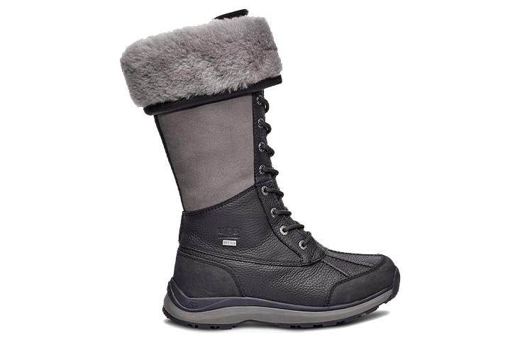 (WMNS) UGG Adirondack 3 'Black Grey' 1095142-BLK